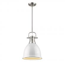  3604-S PW-WH - Small Pendant with Rod
